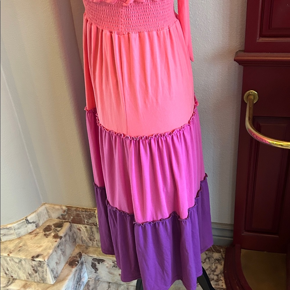 Ombré Halter Neck Maxi Dress - Picture 7 of 11
